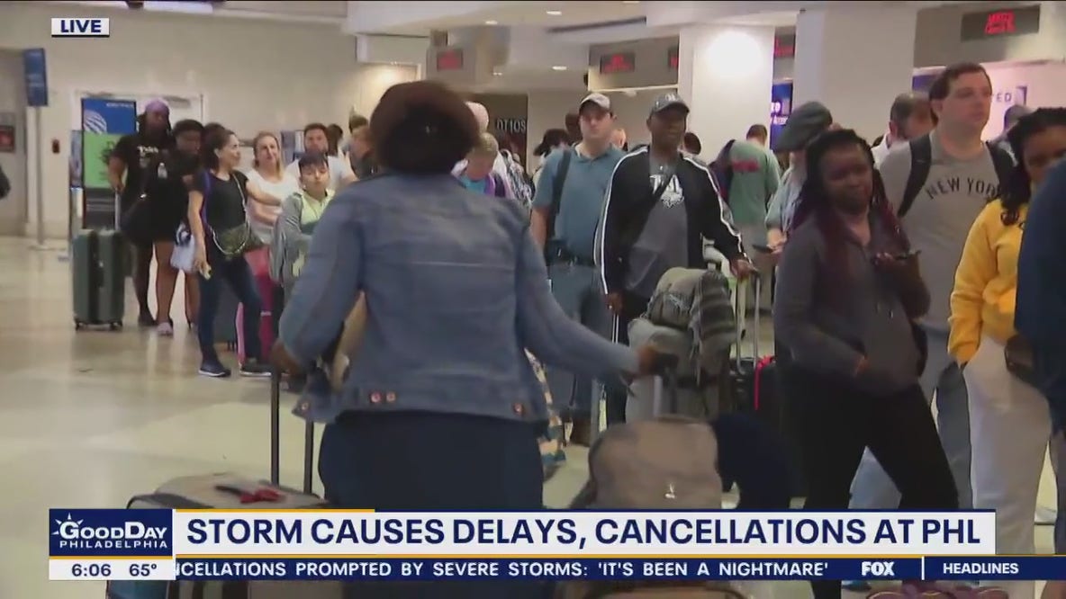 Storms cause delays, cancellations at PHL